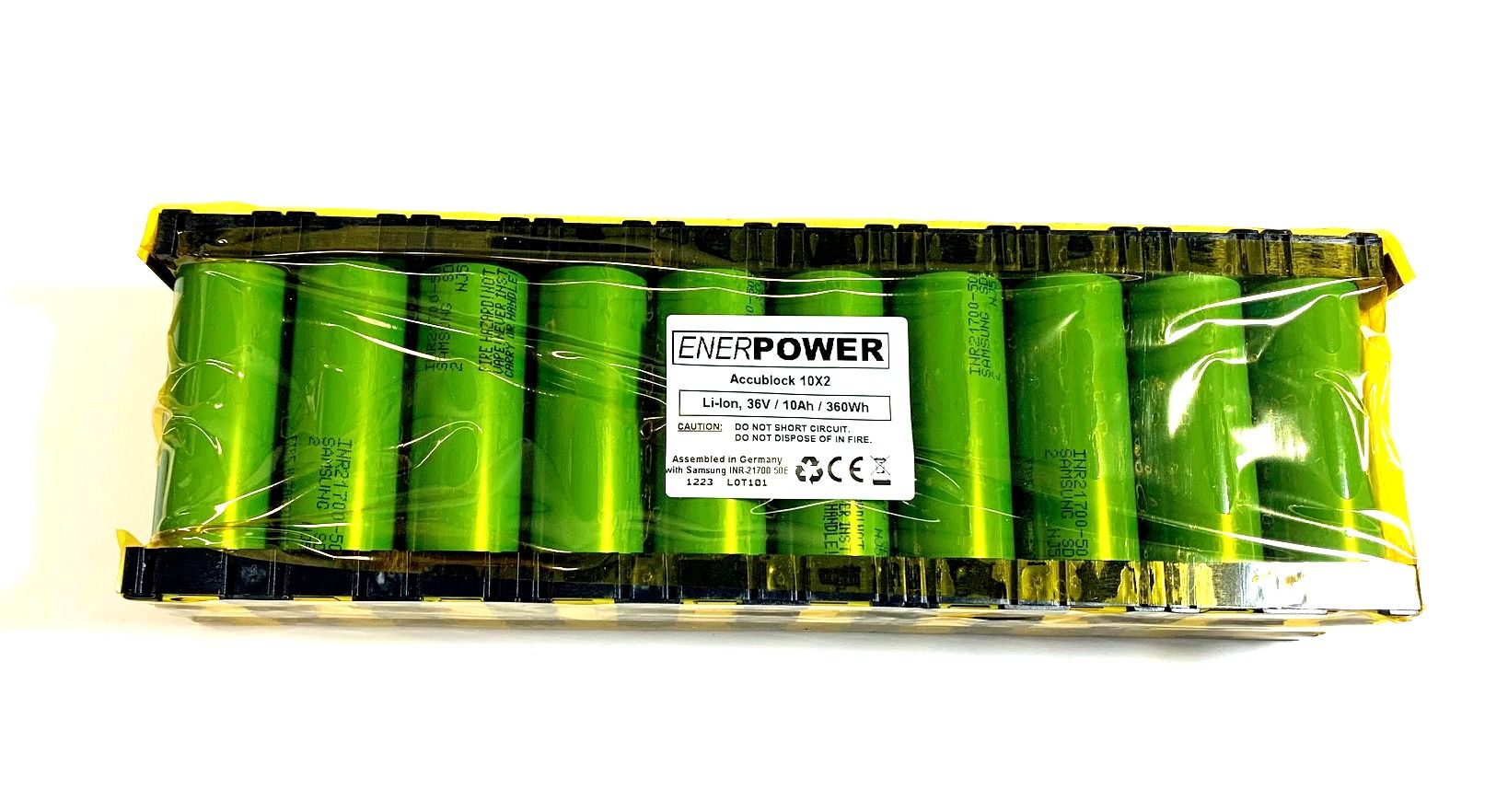 ENERpower Li-Ion-Akku für Petzl 3,6V-3,7V 3200mAh